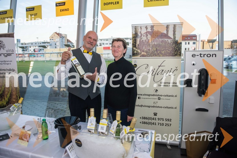  Jurij Cvitanič, Vinogradništvo Cvitanič;  Slavica  Cvitanič, Vinogradništvo CvitaničPUBECI že petič zavzeli Maribor