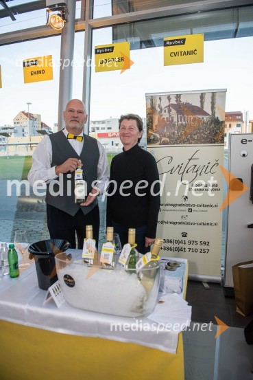  Jurij Cvitanič, Vinogradništvo Cvitanič;  Slavica  Cvitanič, Vinogradništvo CvitaničPUBECI že petič zavzeli Maribor