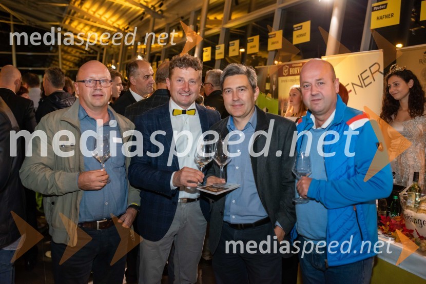  Zdenko Brunec;  Danilo Steyer,   vinar, Steyer Vina; vinski vitez, predsednik Vinske reprezentance Slovenije;  Igor Petkovič, Telekom d.d., vodja p.e. Murska Sobota;  Beno BrunecPUBECI že petič zavzeli Maribor