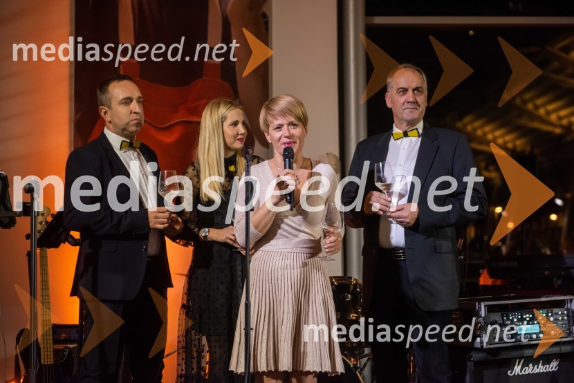  Borut  Cvetko, kreativni direktor, Mediaspeed;  Natalija Cvetko, vodja projektov, Mediaspeed; dr. Aleksandra Pivec, ministrica za kmetijstvo, gozdarstvo in prehrano RS;  Stane Klemenčič, direktor Kmetijsko gozdarskega zavoda MariborPUBECI že petič zavzeli Maribor