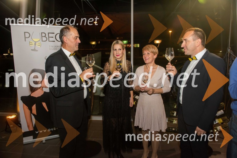  Stane Klemenčič, direktor Kmetijsko gozdarskega zavoda Maribor;  Natalija Cvetko, vodja projektov, Mediaspeed; dr. Aleksandra Pivec, ministrica za kmetijstvo, gozdarstvo in prehrano RS;  Borut  Cvetko, kreativni direktor, MediaspeedPUBECI že petič zavzeli Maribor