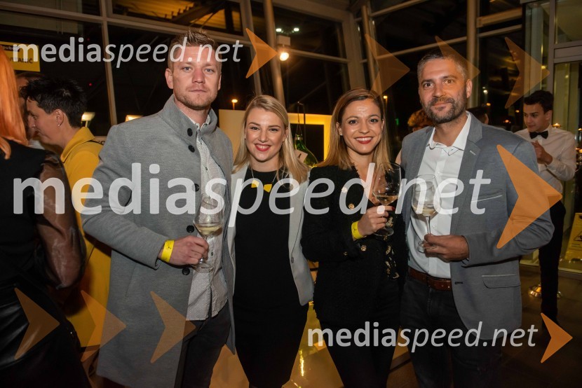  Marko Cic;  Anja Sever, vodja produkcije, Mediaspeed;  Anja  Hojnik;  David GerbecPUBECI že petič zavzeli Maribor
