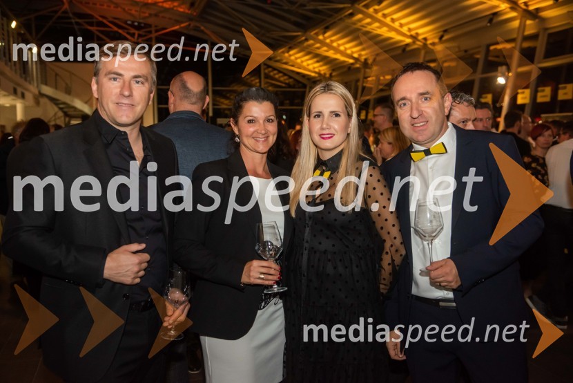 dr. Boris Onišak,  estetski kirurg, Estetika Nobilis;  ... ;  Natalija Cvetko, vodja projektov, Mediaspeed;  Borut  Cvetko, kreativni direktor, MediaspeedPUBECI že petič zavzeli Maribor