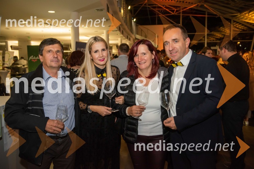  Anton  Pravdič;  Natalija Cvetko, vodja projektov, Mediaspeed;  Irena  Pravdič;  Borut  Cvetko, kreativni direktor, MediaspeedPUBECI že petič zavzeli Maribor