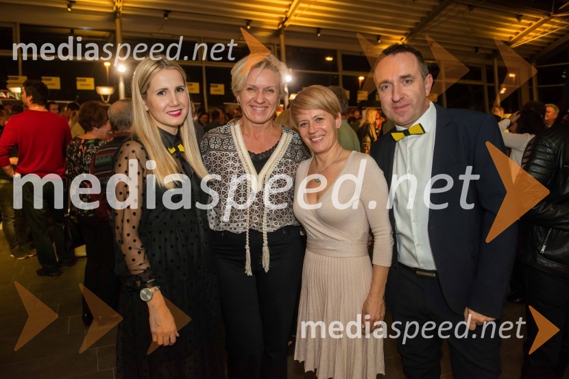  Natalija Cvetko, vodja projektov, Mediaspeed;  ... ; dr. Aleksandra Pivec, ministrica za kmetijstvo, gozdarstvo in prehrano RS;  Borut  Cvetko, kreativni direktor, MediaspeedPUBECI že petič zavzeli Maribor
