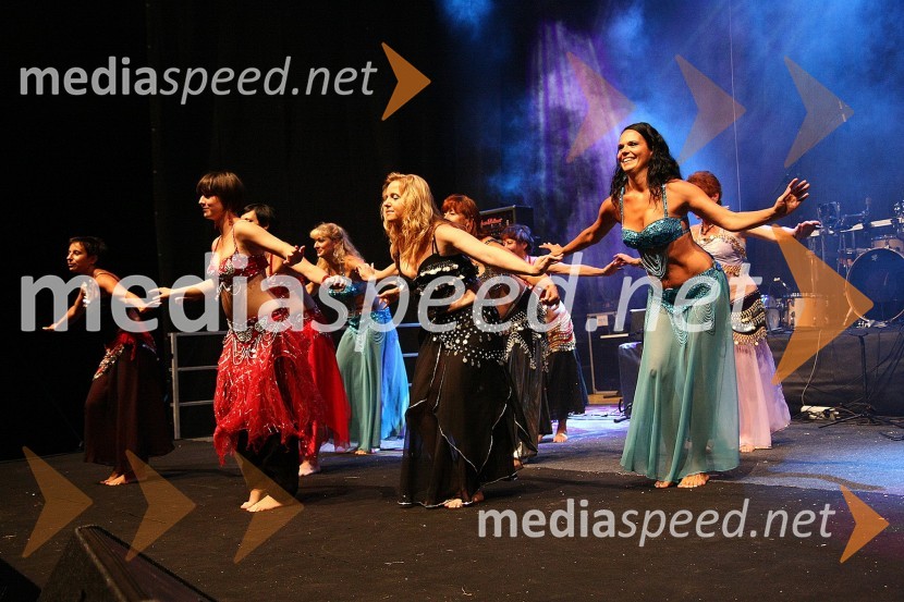 Plesalke orientalskih plesov Belly
Urbanova noč 2008