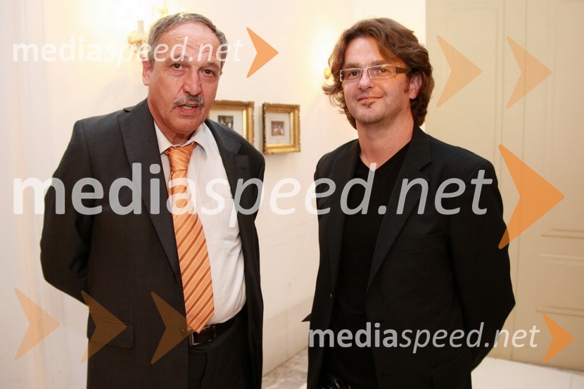 Tomaž Habe, član strokovne žirije za glasbo in Gregor Štibernik, član strokovne žirije za glasboFestival narečnih popevk 2008
