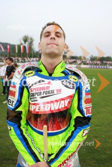 Maks Gregorič (AMTK Ljubljana)SPEEDWAY SUPER POKAL SAX 2008