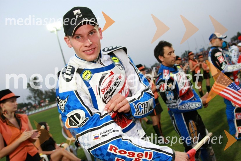 Matej Žagar (AMTK Ljubljana)SPEEDWAY SUPER POKAL SAX 2008