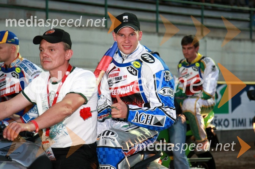 ... in Matej Žagar (AMTK Ljubljana)SPEEDWAY SUPER POKAL SAX 2008