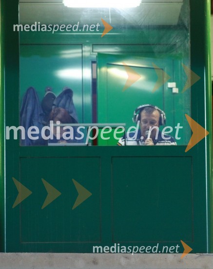 Tamara Busar in Brane Busar, napovedovalecSPEEDWAY SUPER POKAL SAX 2008