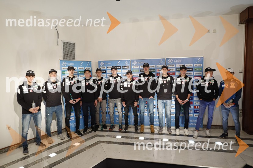  Rok  Tršan, biatlonec;  Tilen Bartol, smučarski skakalec;  ... ;  Domen Prevc, smučarski skakalec;  Peter  Prevc, smučarski skakalec;  Žiga  Jelar, smučarski skakalec;  Jernej Damjan, smučarski skakalec;  Anže Semenič, smučarski skakalec;   Bor Pavlovčič, smučarski skakalec;  Timi Zajc, smučarski skakalec;  Anže Lanišek, smučarski skakalec;  Vid  Vrhovnik, Nordijski kombinatorecPredstavitev skakalcev in nordijcev za sezono 2020
