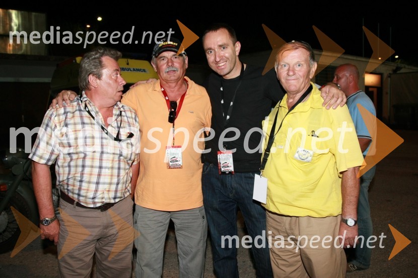 ..., Štefan Kekec, legenda SLO speedwaya, Borut Cvetko, fotograf in ...SPEEDWAY SUPER POKAL SAX 2008