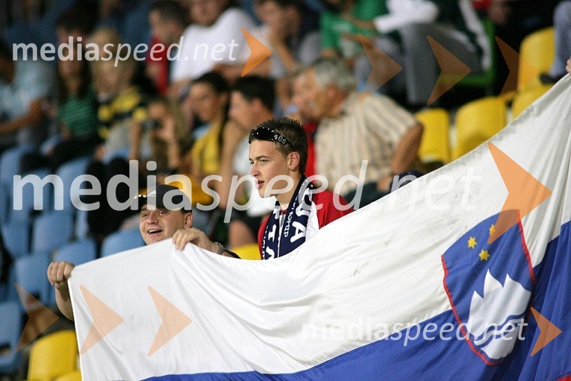 Slovenski navijači
Nogomet, Slovenija - Slovaška, Kvalifikacije SP 2010