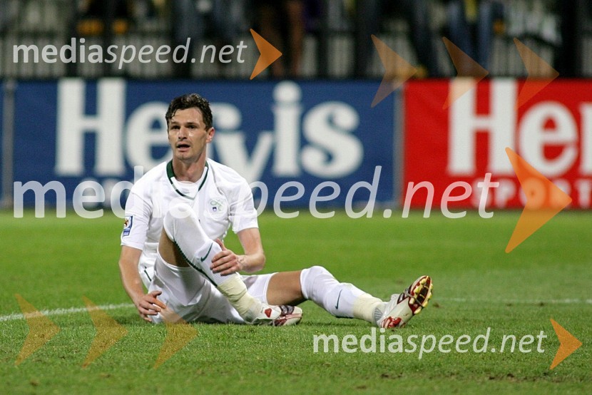 Milivoje Novakovič, slovenski nogometašNogomet, Slovenija - Slovaška, Kvalifikacije SP 2010