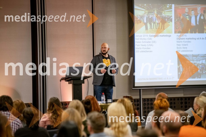  Martin Korošec, organizator, marketinški strokovnjak, avtor, predavatelj, direktor podjetja Rdeča Oranža d.o.o.Digitalni marketing od A do Ž, seminar