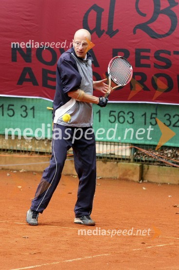 Robert Kukovica, nekdanji športni novinar Pop TVTeniški turnir Tivoli Cup 2008