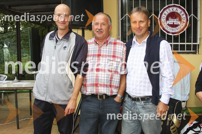 Robert Kukovica, nekdanji športni novinar Pop TV, Drago Banovič, namestnik direktorja Zavoda Tivoli in Gregor Fric, namestnik direktorja Merit Internacional Slovenija in nekdanji direktor KK Union OlimpijeTeniški turnir Tivoli Cup 2008