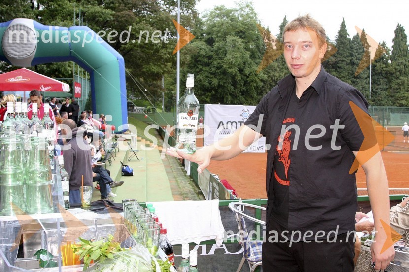 Predstavitev alkoholne pijače BacardiTeniški turnir Tivoli Cup 2008
