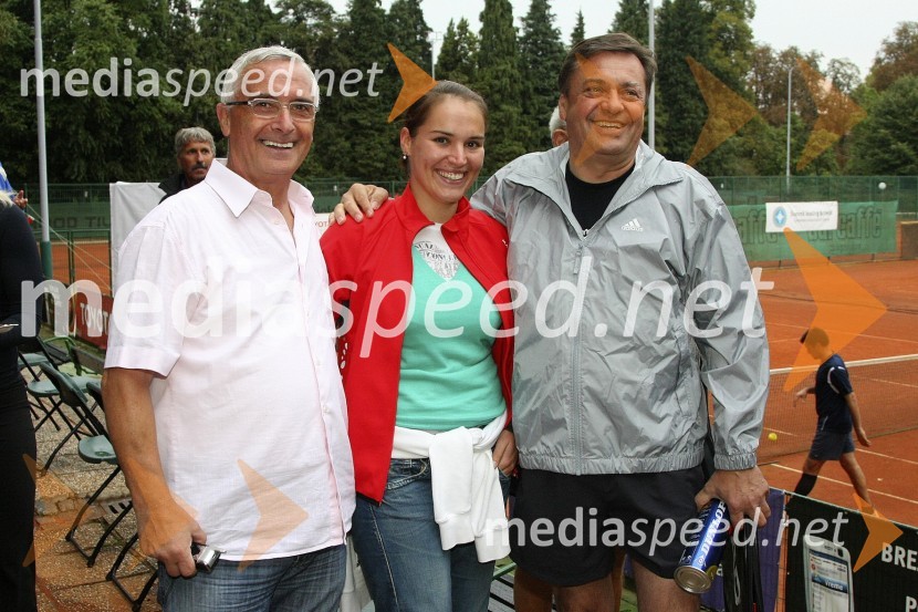 ..., ... in ... in Zoran Janković, župan LjubljaneTeniški turnir Tivoli Cup 2008