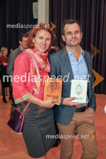  Brigita  Langerholc, avtorica;  Uroš Žager, športni managerVerjemi, predstavitev knjige