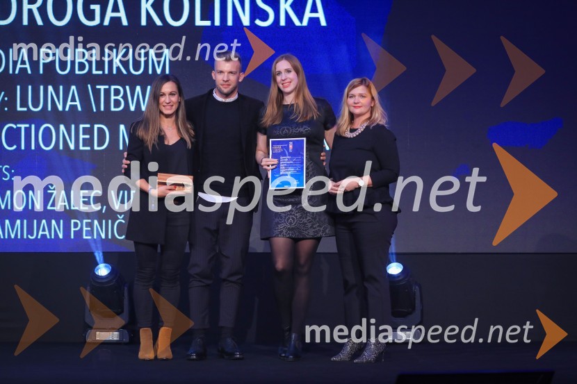  Vida Kos, Atlantic Grupa;  Tine  Lugarič, Creative Director pri Publicis Groupe Slovenija;  Špela Cocej Minatti, vodja trženja, Atlantic Grupa;  Eva Aljančič, direktorica marketinga BMW Group SlovenijaSempl 2019, podelitev nagrad SEMPLER