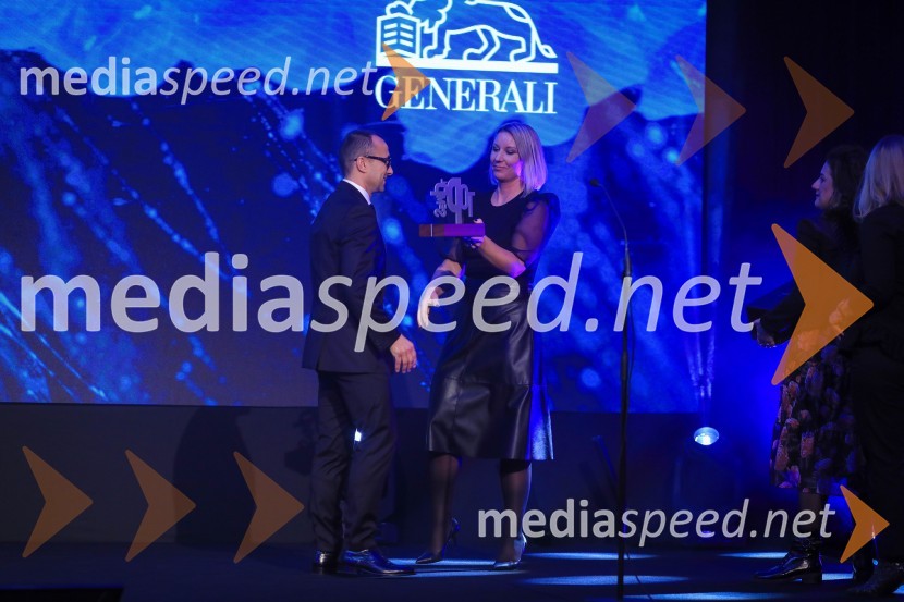  Aleš Muhič,  direktor trženja PRO PLUS;  Valerija Prevolšek, direktorica Media PoolSempl 2019, podelitev nagrad SEMPLER