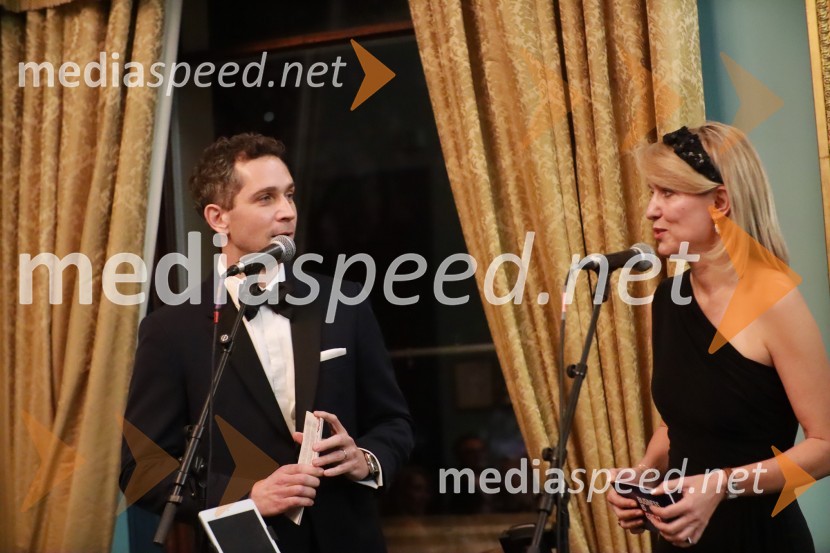  Miha Žerko, predsednik, Britansko-slovenska gospodarska zbornica;  Barbara Uranjek, direktorica, Britansko-slovenska gospodarska zbornicaChristmas Gala v Londonu