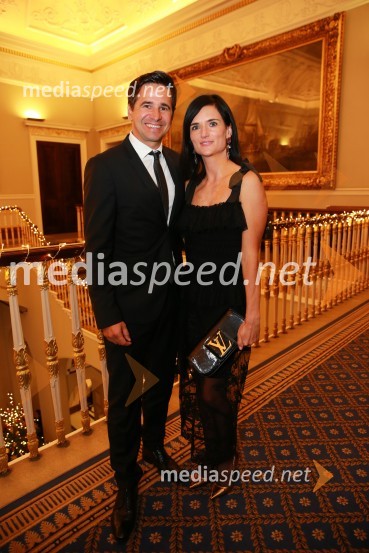  Marko Filej, CEO Fan360;  Gordana Kisilak, strokovnjakinja za komuniciranjeChristmas Gala v Londonu