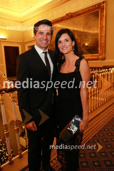  Marko Filej, CEO Fan360;  Gordana Kisilak, strokovnjakinja za komuniciranjeChristmas Gala v Londonu