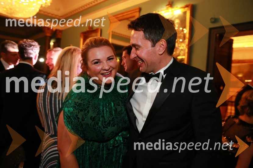  Petra Tolja, lastnica agencije Pure Travel;  Gregor  Jamnik, direktor hotela SlonChristmas Gala v Londonu