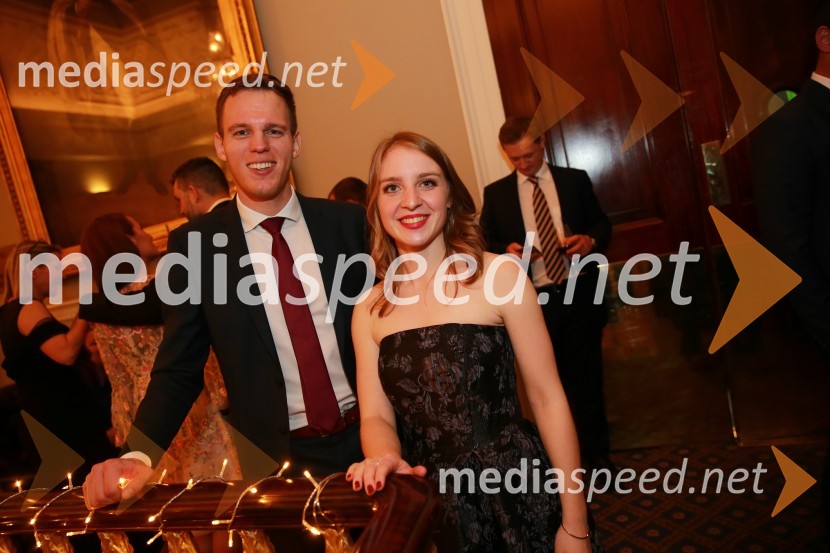  Martin Retelj, Britansko-slovenska gospodarska zbornica;  Špela Drobnič Rener, Britansko-slovenska gospodarska zbornicaChristmas Gala v Londonu