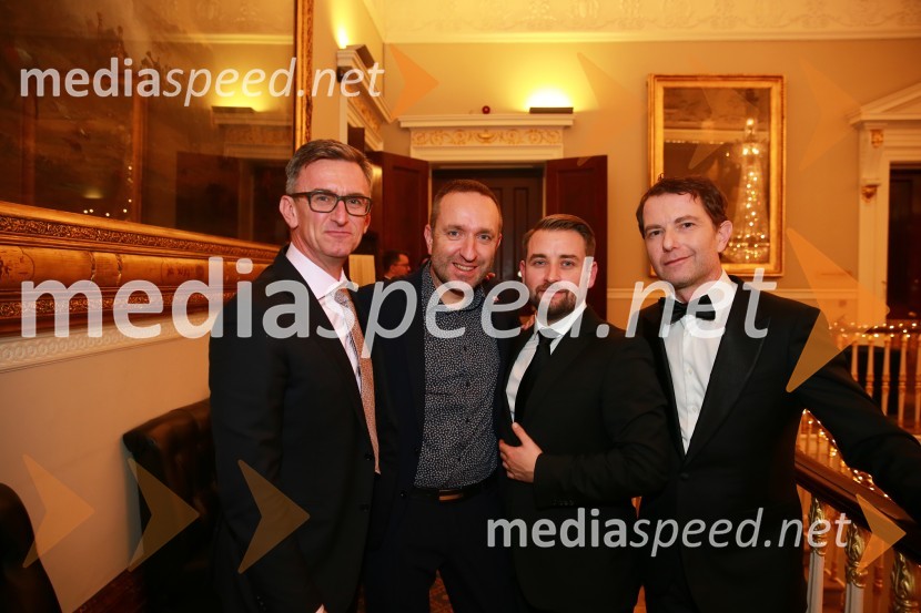  Marko Lukić, lastnik in direktor družbe Lumar IG;  Borut  Cvetko, kreativni direktor, Mediaspeed;  Matej Pavlič, MS Invest d.o.o.;  Tomaž Orešič, podpredsednik skupine ResaltaChristmas Gala v Londonu