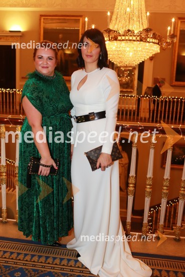  Petra Tolja, lastnica agencije Pure Travel;  Nina GramcChristmas Gala v Londonu