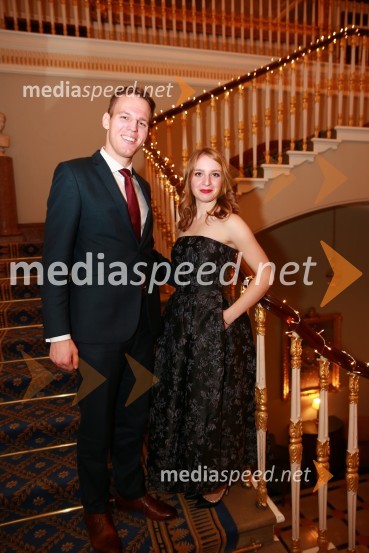  Martin Retelj, Britansko-slovenska gospodarska zbornica;  Špela Drobnič Rener, Britansko-slovenska gospodarska zbornicaChristmas Gala v Londonu