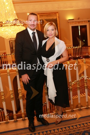  Gregor Pilgram, član uprave holdinga Generali CEE;  Alenka Vidic, CEO o28Christmas Gala v Londonu