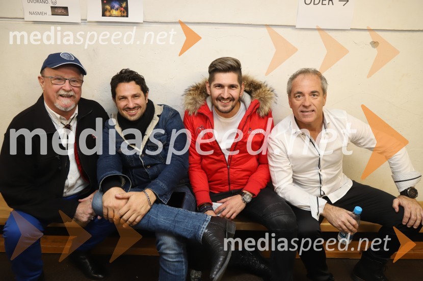  Tomaž Domicelj, glasbenik;  Jernej Tozon, pevec, skupina Čuki;  Miha Novak, skupina Čuki;  VIli Resnik, pevecSilvestrski pozdrav 2019