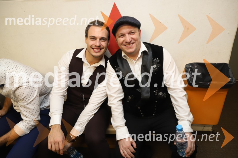  Dejan Vunjak, glasbenik;  Franjo  Oset, glasbenik, skupina ModrijaniSilvestrski pozdrav 2019