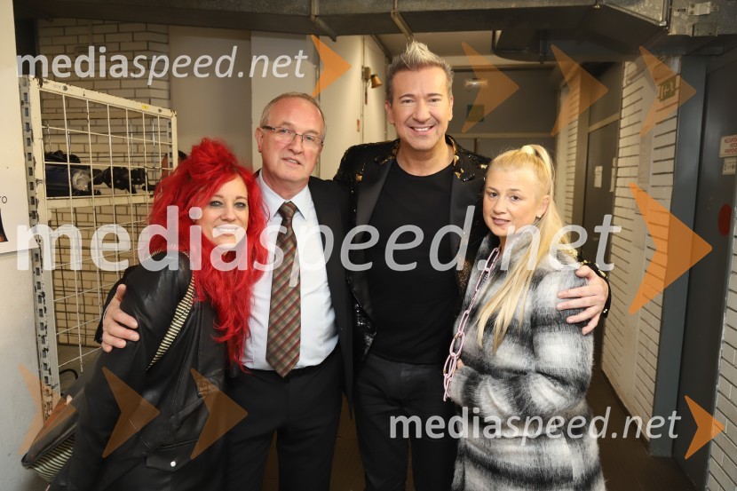 Andreja Brozović;  Anton Knez, direktor, Športni objekti Maribor;  Werner Brozović, pevec;  Jana JančičSilvestrski pozdrav 2019