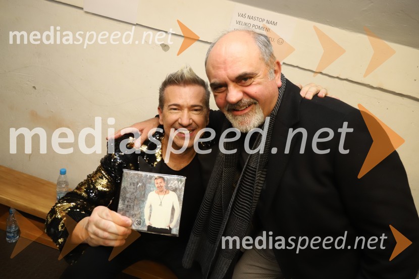 Werner Brozović, pevec;  Goran  ŠaracSilvestrski pozdrav 2019