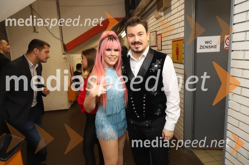  Nika Zorjan, pevka;  Sergije Lugovski, pevecSilvestrski pozdrav 2019