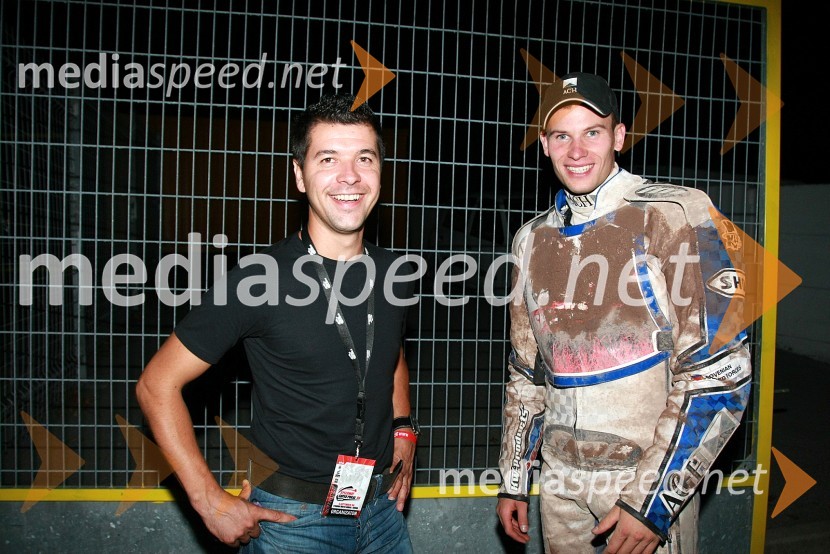 ... in Matej Žagar (AMTK Ljubljana)SPEEDWAY SUPER POKAL SAX 2008