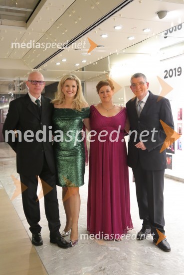  Bojan Brank, predsednik Lions kluba Ljubljana Iliria;  Aleksandra  Brank, Društvo za marketing Slovenije;  Ulla Kloetscher, odvetnica;  Rudolf Kloetscher, Executive Vice President BSH Hausgeraete GmbH NemčijaManagerski koncert 2019