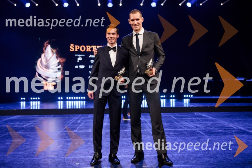  Primož Roglič, smučarski skakalec in kolesar;  Tine  Urnaut, kapetan slovenske odbojkarske reprezentanceŠportnik leta 2019