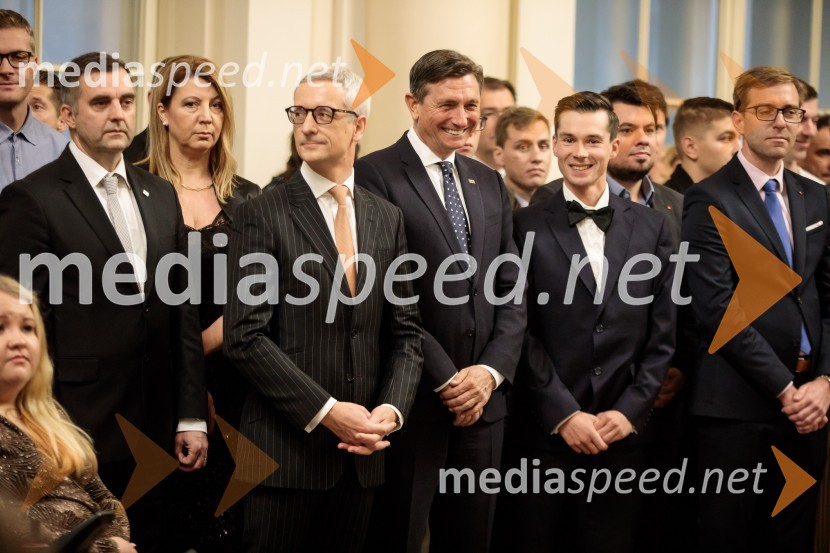 ... ;  ... ; dr. Jernej Pikalo, minister za izobraževanje, znanost in šport  RS;  Borut Pahor, predsednik Republike Slovenije;  Primož Roglič, smučarski skakalec in kolesar; dr. Jernej  Štromajer, politik;  ... Športnik leta 2019