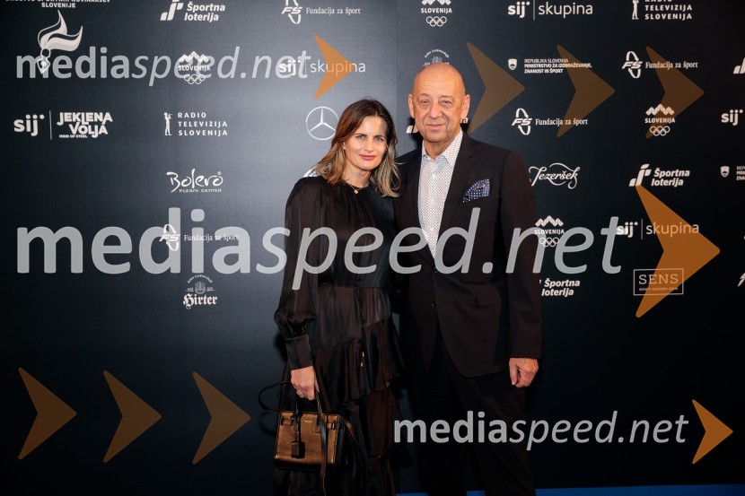  Karin Šimonka;  Tibor Šimonka, predsednik Gospodarske zbornice Slovenije Športnik leta 2019