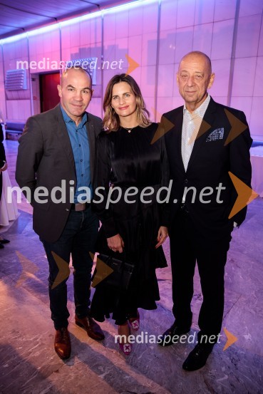  Dejan Zavec, nekdanji boksar;  Karin Šimonka;  Tibor Šimonka, predsednik Gospodarske zbornice Slovenije Športnik leta 2019
