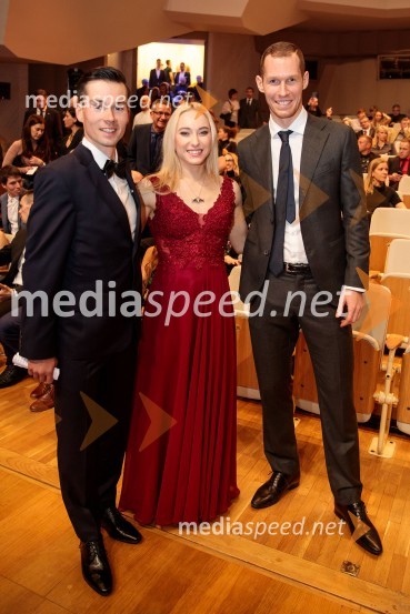  Primož Roglič, smučarski skakalec in kolesar;  Janja Garnbret, slovenska športna plezalka;  Tine  Urnaut, kapetan slovenske odbojkarske reprezentanceŠportnik leta 2019