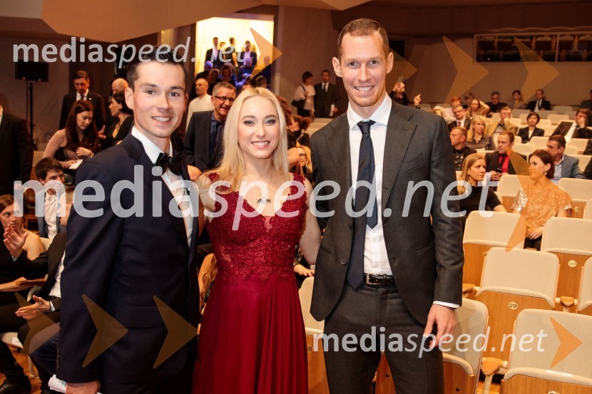  Primož Roglič, smučarski skakalec in kolesar;  Janja Garnbret, slovenska športna plezalka;  Tine  Urnaut, kapetan slovenske odbojkarske reprezentanceŠportnik leta 2019