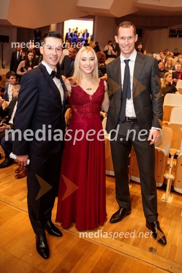  Primož Roglič, smučarski skakalec in kolesar;  Janja Garnbret, slovenska športna plezalka;  Tine  Urnaut, kapetan slovenske odbojkarske reprezentanceŠportnik leta 2019